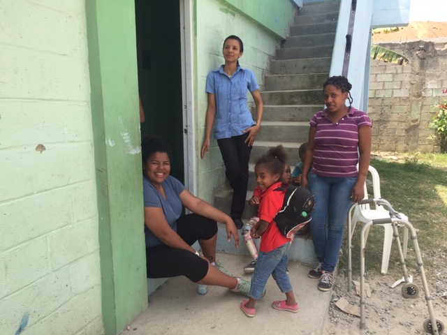 Ashley with Children